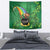 Hawaii Saint Patrick's Day Tapestry Funny Leprechaun With Pot Of Gold - Polynesian Tattoo