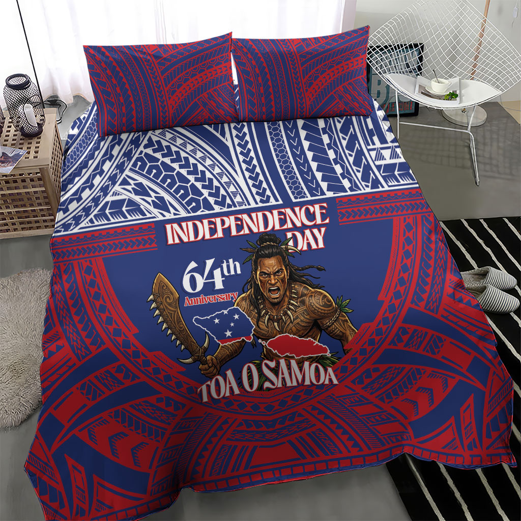 Samoa Independence Day Bedding Set 64th Anniversary Toa O Samoa