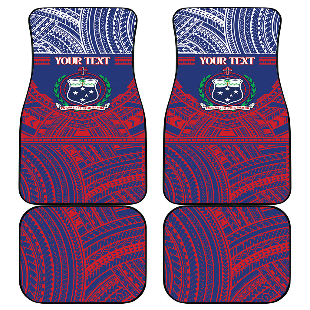 Personalised Samoa Independence Day Car Mats 64th Anniversary Toa O Samoa