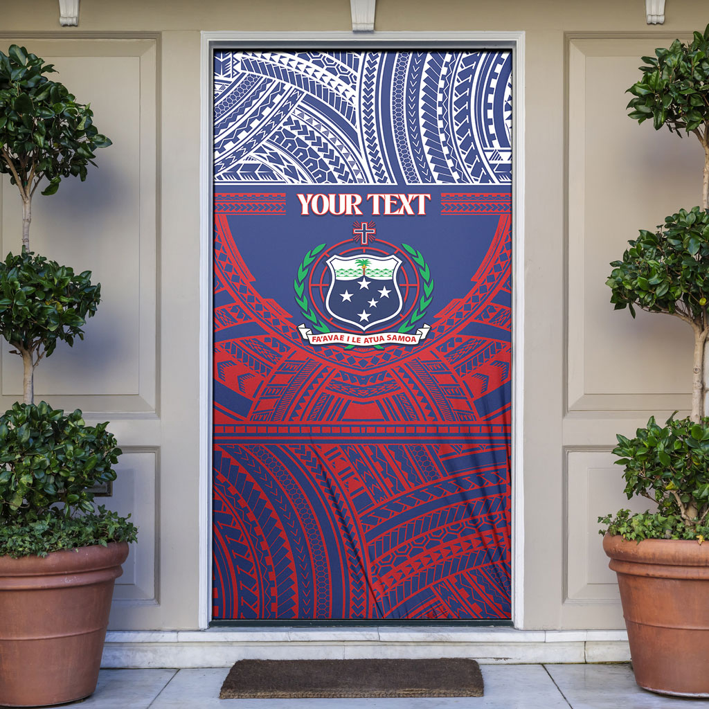 Personalised Samoa Independence Day Door Cover 64th Anniversary Toa O Samoa
