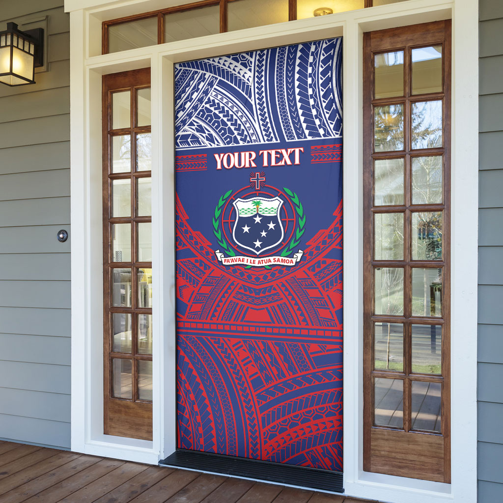 Personalised Samoa Independence Day Door Cover 64th Anniversary Toa O Samoa