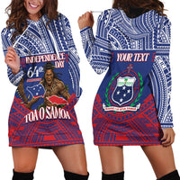 Personalised Samoa Independence Day Hoodie Dress 64th Anniversary Toa O Samoa