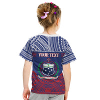Personalised Samoa Independence Day Kid T Shirt 64th Anniversary Toa O Samoa