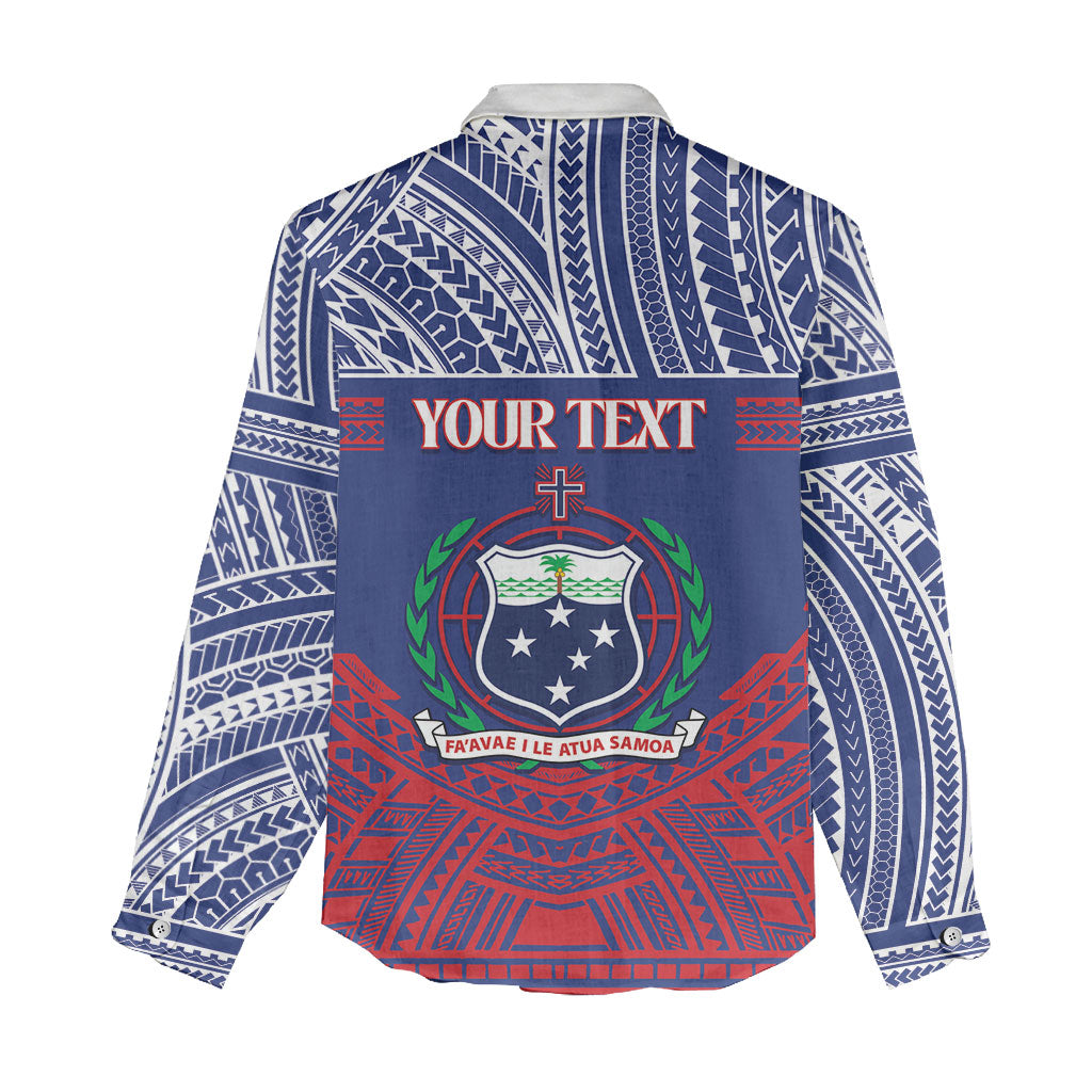 Personalised Samoa Independence Day Women Casual Shirt 64th Anniversary Toa O Samoa