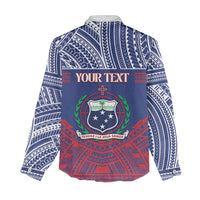 Personalised Samoa Independence Day Women Casual Shirt 64th Anniversary Toa O Samoa