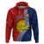 Kiribati Independence Day Hoodie Happy 44th Anniversary Hibiscus Polynesian LT14 Red - Polynesian Pride