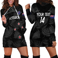 Custom New Zealand Silver Fern Football Hoodie Dress Summer 2024 Olympic Go Aotearoa LT14 - Polynesian Pride