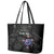 Custom New Zealand Silver Fern Football Leather Tote Bag Summer 2024 Olympic Go Aotearoa