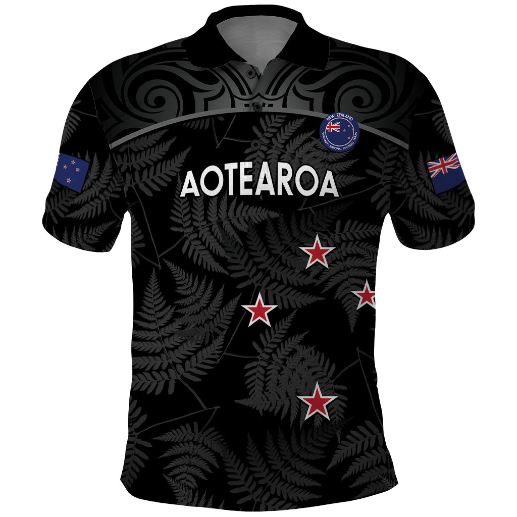 Custom New Zealand Silver Fern Football Polo Shirt Summer 2024 Olympic Go Aotearoa