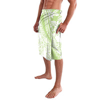 Polynesian Tiare Flower Sage Green Pastel Lavalava LT14 - Polynesian Pride