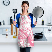 Polynesian Tiare Flower Pink Pastel Vibes Apron LT14 - Polynesian Pride