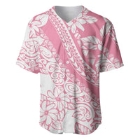 Polynesian Tiare Flower Pink Pastel Vibes Baseball Jersey
