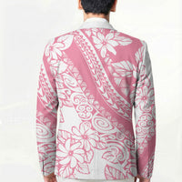 Polynesian Tiare Flower Pink Pastel Vibes Blazer LT14 - Polynesian Pride