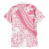 Polynesian Tiare Flower Pink Pastel Vibes Hawaiian Shirt