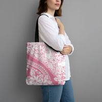 Polynesian Tiare Flower Pink Pastel Vibes Tote Bag LT14 - Polynesian Pride