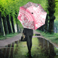 Polynesian Tiare Flower Pink Pastel Vibes Umbrella