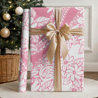 Polynesian Tiare Flower Pink Pastel Wrapping Paper LT14 - Polynesian Pride