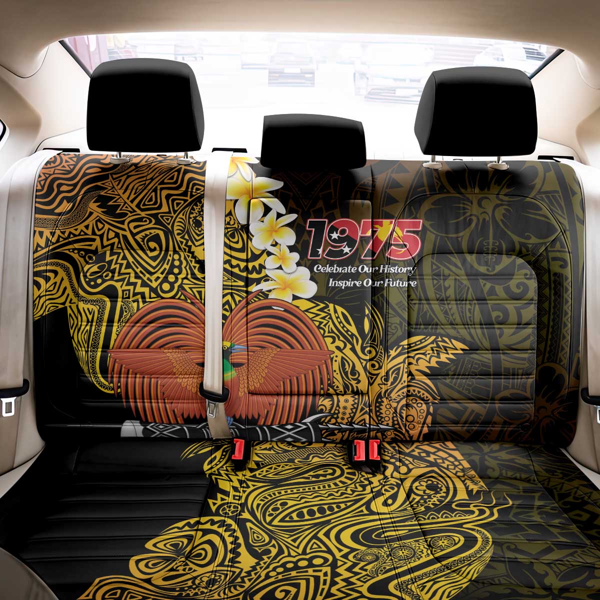Papua New Guinea 1975 Back Car Seat Cover Create Our History Inspire Our Future - Polynesian Pride