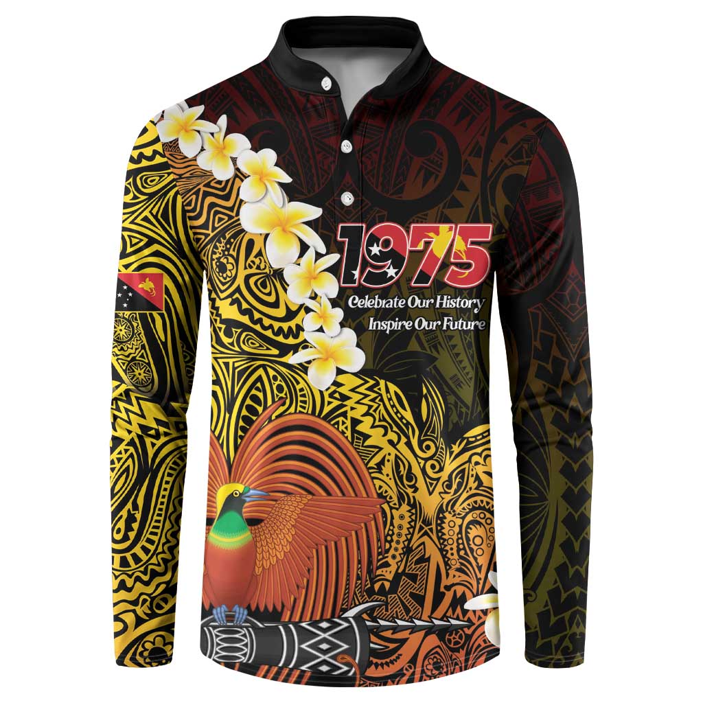 Papua New Guinea 1975 Button Sweatshirt Create Our History Inspire Our Future - Polynesian Pride