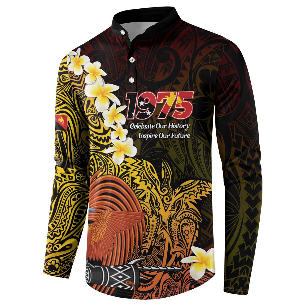 Papua New Guinea 1975 Button Sweatshirt Create Our History Inspire Our Future - Polynesian Pride