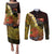 Papua New Guinea 1975 Couples Matching Puletasi and Long Sleeve Button Shirt Create Our History Inspire Our Future - Polynesian Pride