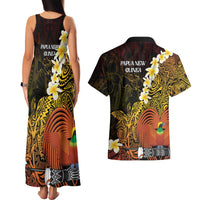 Papua New Guinea 1975 Couples Matching Tank Maxi Dress and Hawaiian Shirt Create Our History Inspire Our Future - Polynesian Pride