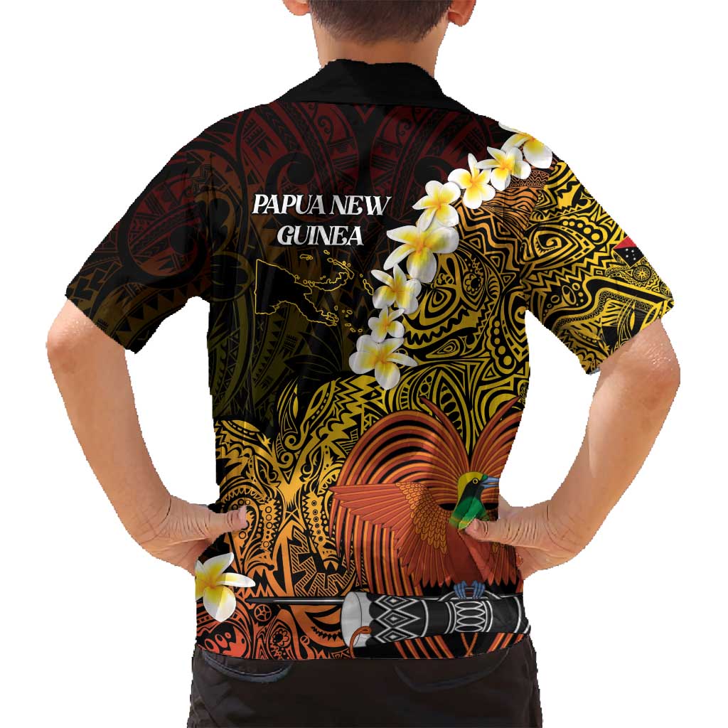 Papua New Guinea 1975 Family Matching Long Sleeve Bodycon Dress and Hawaiian Shirt Create Our History Inspire Our Future LT14 - Polynesian Pride