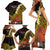 Papua New Guinea 1975 Family Matching Short Sleeve Bodycon Dress and Hawaiian Shirt Create Our History Inspire Our Future - Polynesian Pride