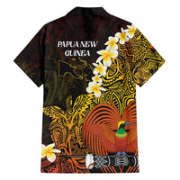 Papua New Guinea 1975 Family Matching Short Sleeve Bodycon Dress and Hawaiian Shirt Create Our History Inspire Our Future LT14 - Polynesian Pride