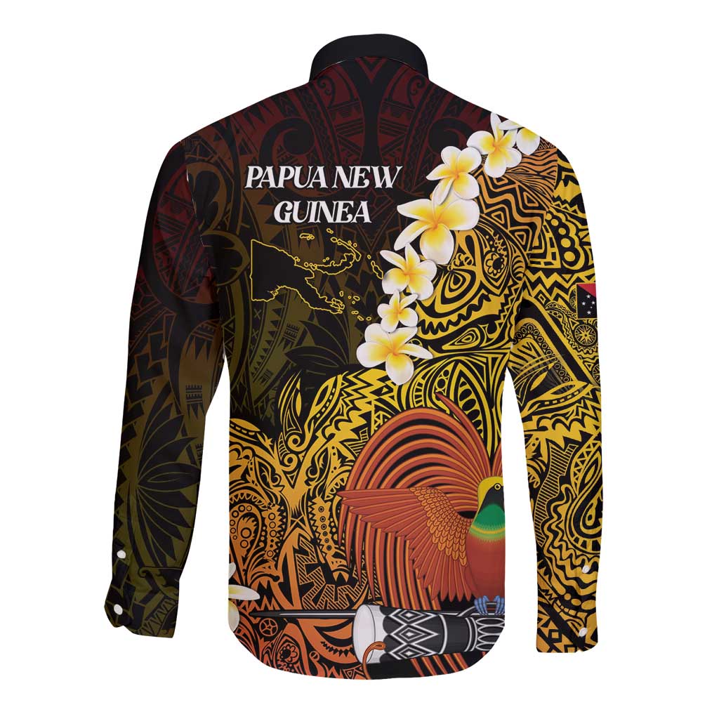 Papua New Guinea 1975 Long Sleeve Button Shirt Create Our History Inspire Our Future - Polynesian Pride