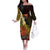 Papua New Guinea 1975 Off The Shoulder Long Sleeve Dress Create Our History Inspire Our Future - Polynesian Pride