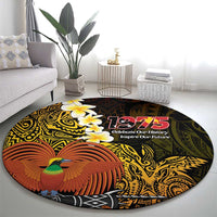 Papua New Guinea 1975 Round Carpet Create Our History Inspire Our Future - Polynesian Pride