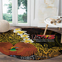 Papua New Guinea 1975 Round Carpet Create Our History Inspire Our Future - Polynesian Pride