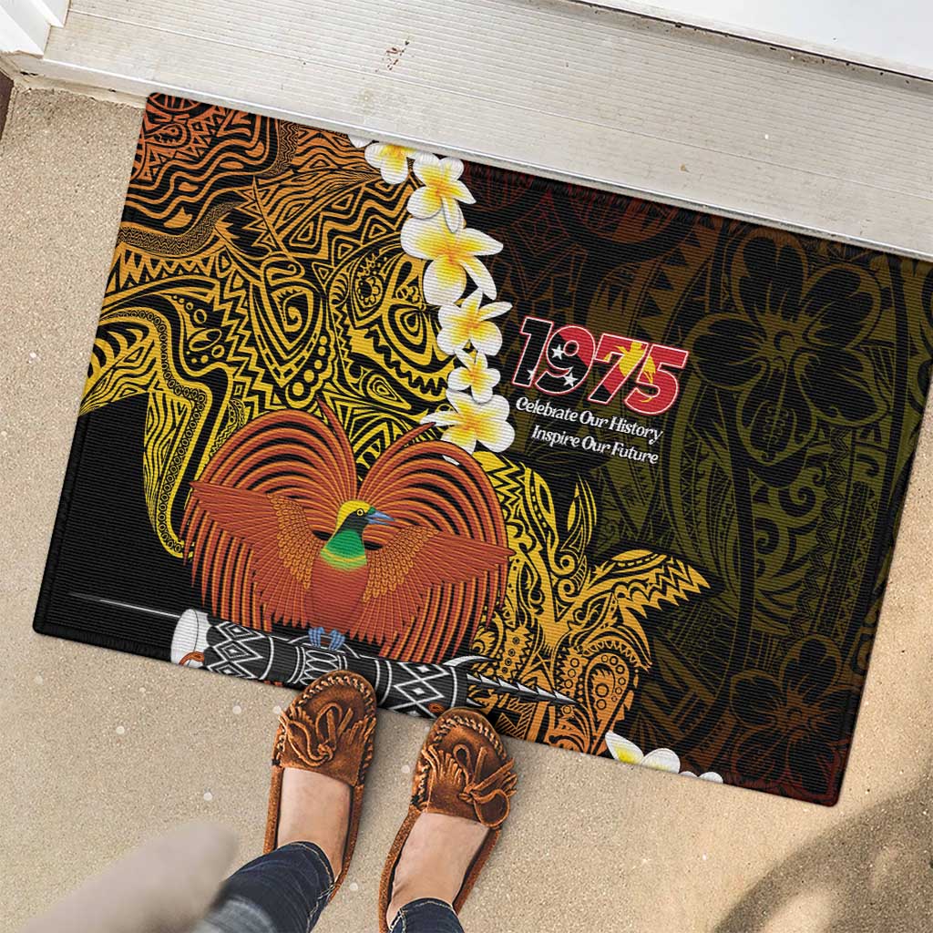 Papua New Guinea 1975 Rubber Doormat Create Our History Inspire Our Future - Polynesian Pride