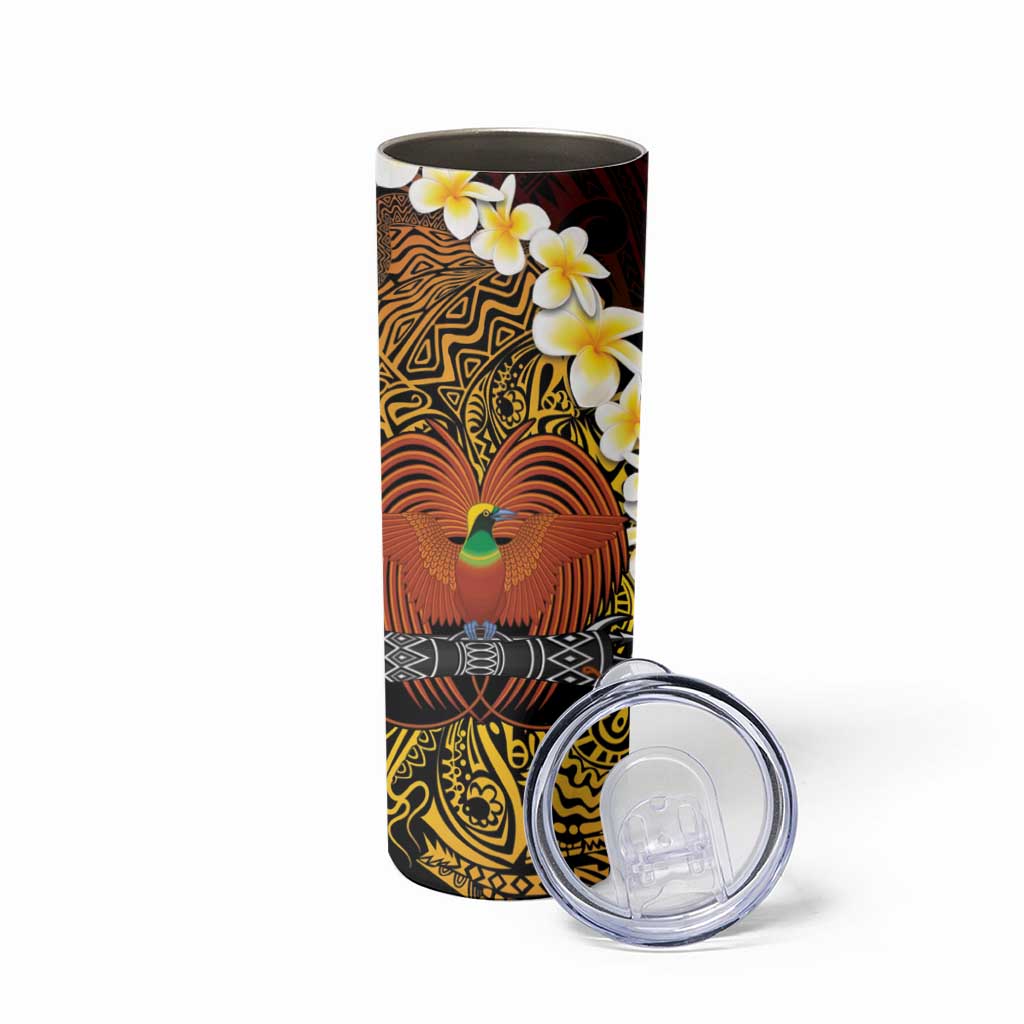 Papua New Guinea 1975 Skinny Tumbler Create Our History Inspire Our Future - Polynesian Pride