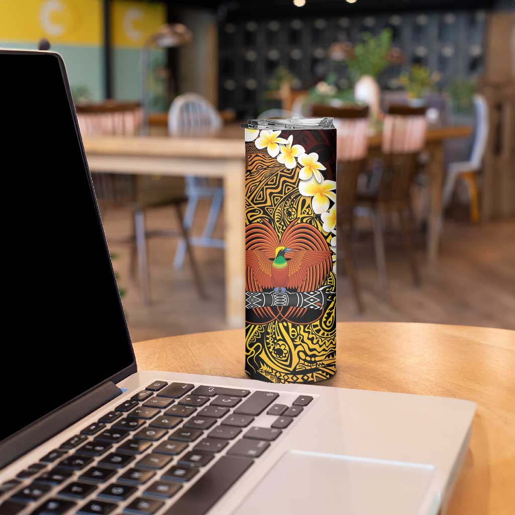Papua New Guinea 1975 Skinny Tumbler Create Our History Inspire Our Future - Polynesian Pride