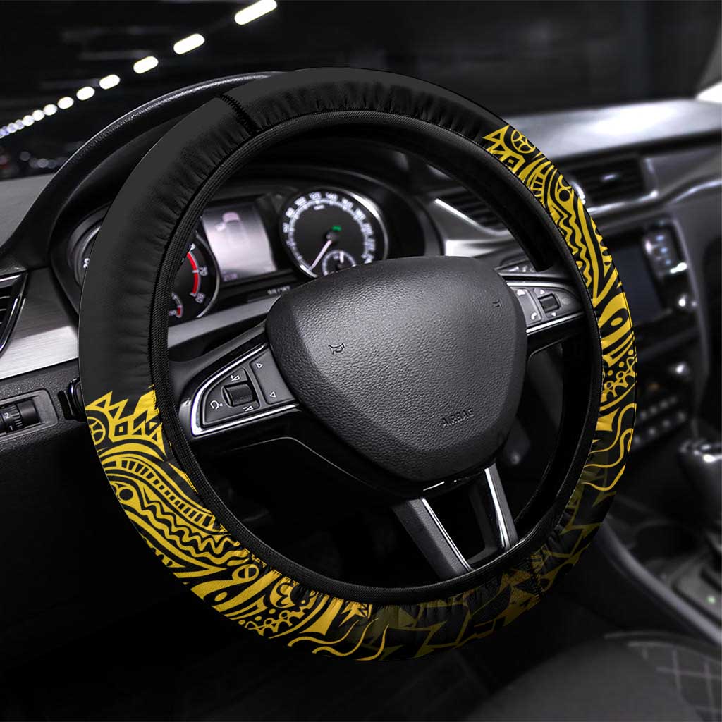 Papua New Guinea 1975 Steering Wheel Cover Create Our History Inspire Our Future - Polynesian Pride