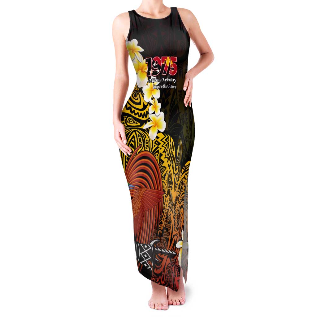 Papua New Guinea 1975 Tank Maxi Dress Create Our History Inspire Our Future - Polynesian Pride