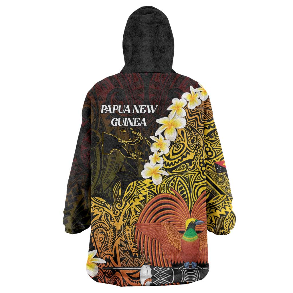 Papua New Guinea 1975 Wearable Blanket Hoodie Create Our History Inspire Our Future - Polynesian Pride