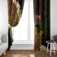 Papua New Guinea 1975 Window Curtain Create Our History Inspire Our Future - Polynesian Pride