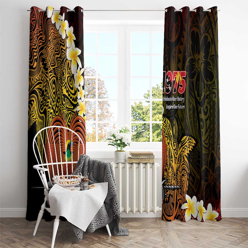 Papua New Guinea 1975 Window Curtain Create Our History Inspire Our Future - Polynesian Pride