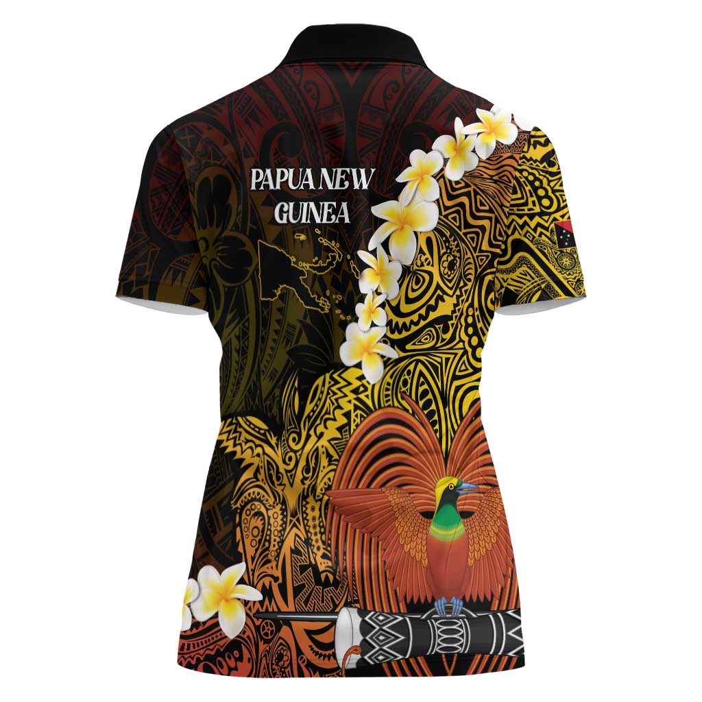 Papua New Guinea 1975 Women Polo Shirt Create Our History Inspire Our Future - Polynesian Pride