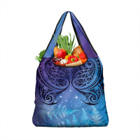 New Zealand Matariki Grocery Bag Aotearoa Maori New Year Galaxy Maori Silver Fern