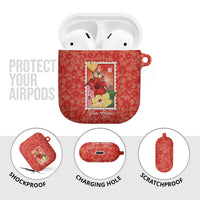 Aloha Hawaii Pua Aloalo AirPods Case Hawaiian Hibiscus Flowers Stylized Stamp LT14 - Polynesian Pride