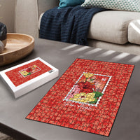 Aloha Hawaii Pua Aloalo Puzzle Hawaiian Hibiscus Flowers Stylized Stamp LT14 - Polynesian Pride