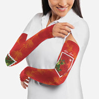 Aloha Hawaii Ohia Lehua Arm Sleeves Hawaiian Lei Stylized Stamp