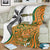 Custom Fiji And Australia Rugby Blanket Fijian Palm Tree Mix Aussie Kangaroo