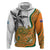 Custom Fiji And Australia Rugby Hoodie Fijian Palm Tree Mix Aussie Kangaroo