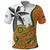 Custom Fiji And Australia Rugby Polo Shirt Fijian Palm Tree Mix Aussie Kangaroo