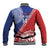 Tonga and Samoa Rugby Custom Baseball Jacket Ikale Tahi Manu Samoa Together - Polynesian Pride